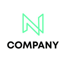 N logo design