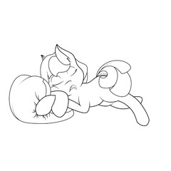 Sleeping Pony