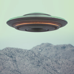 UFO Unidentified Flying Object Clipping Path Included
