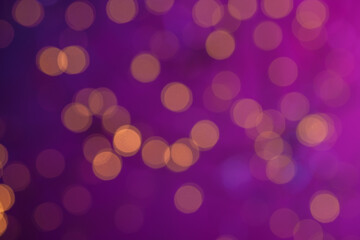 Background with Christmas lights in bokeh. 