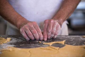 Preparing Pastries in the bakery
