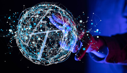 Telecommunication concept with abstract network structure