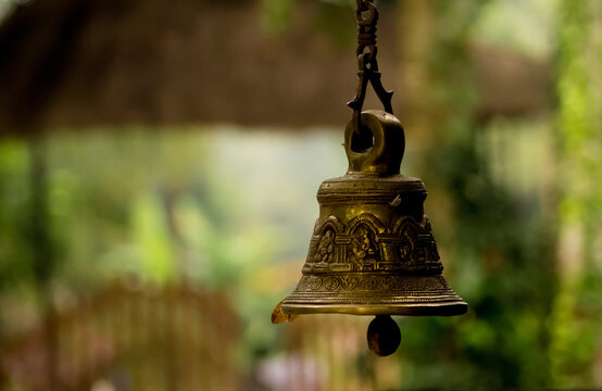 Hanging Indian Bronze Bell