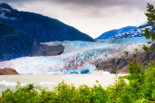 Alaska's Mendenhall Glacier in Juneau