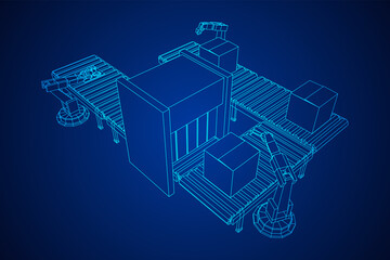 Robotic arm manufacture technology industry assembly mechanic hand