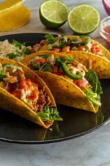 Mexican Beef Tacos Toppings