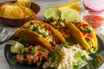 Mexican Beef Tacos Toppings