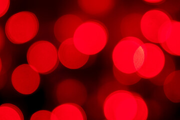 Red background bokeh Used at Christmas, Valentine's, New Year and various events.