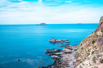 Beautiful beach at Ly Son Islands, Vietnam 