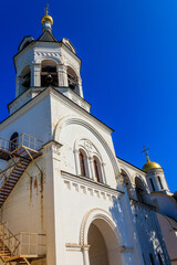 Bell tower of Theotokos Nativity Monastery in Vladimir, Russia