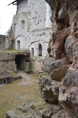 Fototapeta na wymiar Padise abbey ruins in Estonia