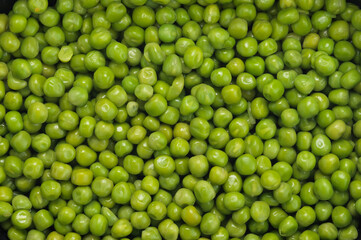 Texture of natural green peas
