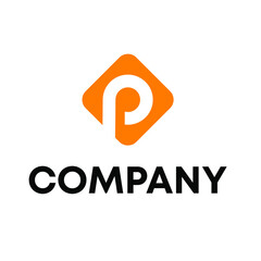 p logo design