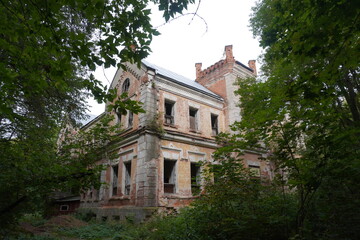 Old abandoned building in Tula region