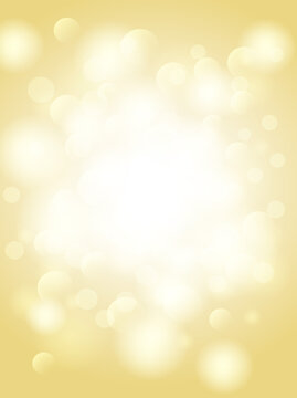Abstract. bokeh blur light on gold background. vector.