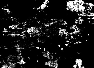 Rough black and white texture vector. Distressed overlay texture. Grunge background. Abstract textured effect. Vector Illustration. Black isolated on white background. EPS10