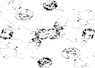 Rough black and white texture vector. Distressed overlay texture. Grunge background. Abstract textured effect. Vector Illustration. Black isolated on white background. EPS10