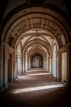 Cloister in the Convent of Christ.
Tomar, Portugal