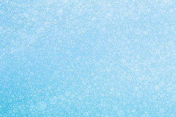 Macro close up of soap bubbles look like scientific image of cell and cell membrane
