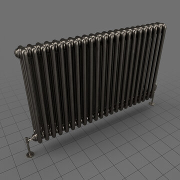 Horizontal column bare radiator 1