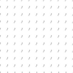 Square seamless background pattern from black dynamite symbols. The pattern is evenly filled. Vector illustration on white background