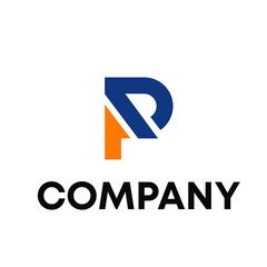 Fototapeta premium p logo vector