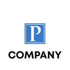 p logo vector