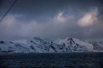 Winter in Lofoten Islands, Northern Norway