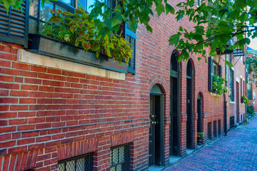 Architure Federal Style Beacon Hill Boston Massachusetts