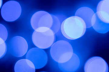Blue background bokeh is used in Christmas, Valentine, New Year and events.