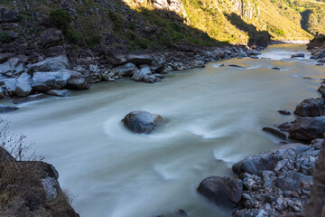 rocks in the river
