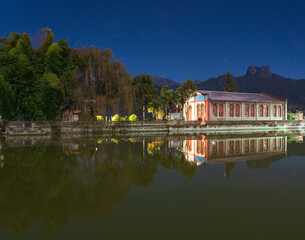 church in the night