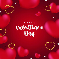 Happy Valentine's Day Illustration Vector