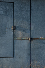 texture of painted rusty metal