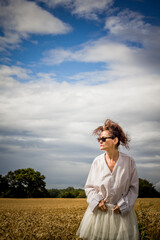 Dans les champs de bl&eacute;