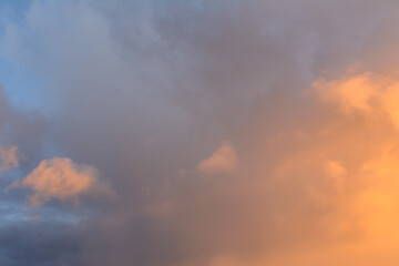 Fototapeta premium Nubes mezcladas