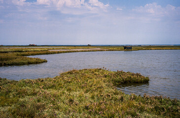 cabane de chasseurs, Bassin d'Arcachon, Landes de Gascogne, 33, Gironde