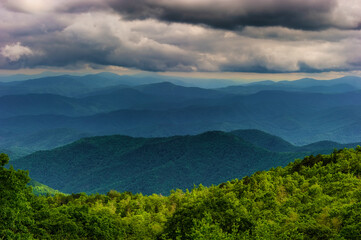 Fototapeta premium Blue Ridge Parkway Scenic Landscape