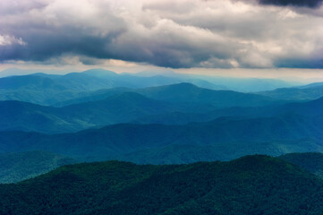 Fototapeta premium Blue Ridge Parkway Scenic Landscape