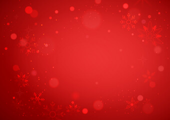 illustration of snowflakes of wintertime for Merry Christmas and Happy New Year seasonal greetings holiday background
