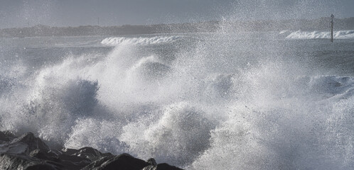 Rough Surf along the Westport Light Trail, WA © Hanjo Hellmann