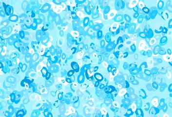 Light Blue, Green vector backdrop with dots.
