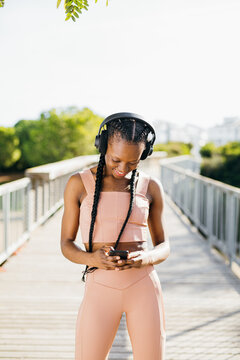 Young female athlete.