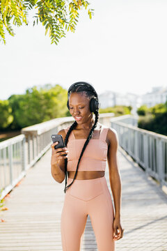 Young female athlete.