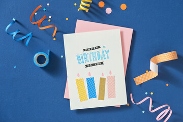 DIY card Happy birthday.