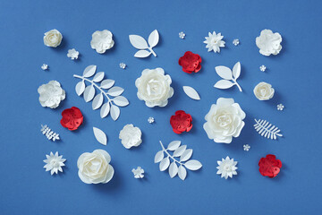 Flower Paper craft Decoration Concept