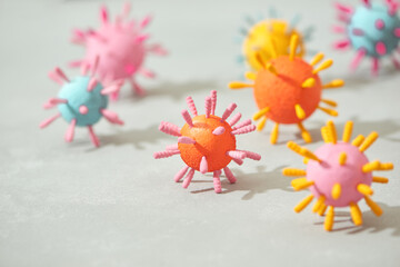Microbiological model of a virus