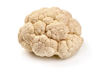 Fresh Cauliflower, isolated on white background