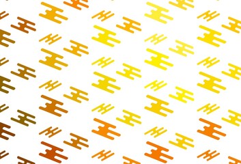 Light Orange vector backdrop with long lines.