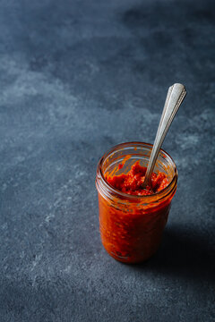 Jar of red Pepper Sauce